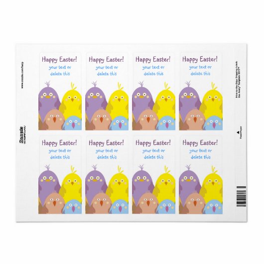 チックス小板 ラベル (フルシート)