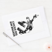 チックス掘りリムブレーキ 長方形シール (封筒)