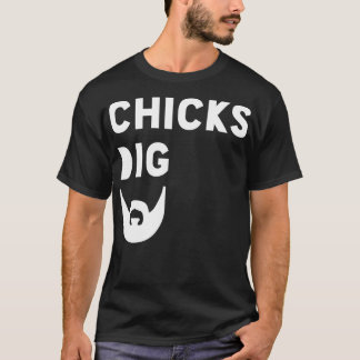 チックス掘り出しビアード Tシャツ