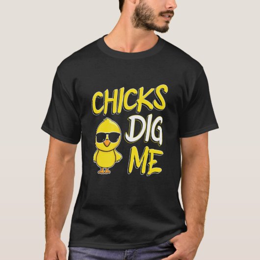 チックス私のイースターを掘る Tシャツ (正面)
