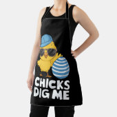 チックス私イースターエッグおもしろい狩り エプロン (インサイチュ)