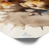 チックスno 2水色チキン ポスター (コーナー)