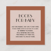 チックテラコッタ男女兼用ベビーブックリクエスト エンクロージャーカード (正面)