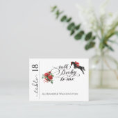 チックトークダービーに私レースホースパーティー乗馬 プレイスカード (スタンド正面)