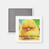 チックハッピー顔 マグネット (正面/裏面)