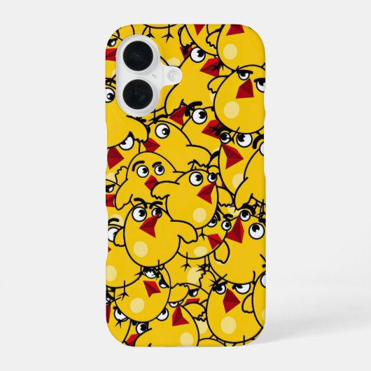 チックパターン電話ケース iPhone 16ケース (裏面)