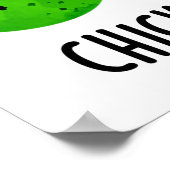 チックピアスおもしろいガールピープン ポスター (角)