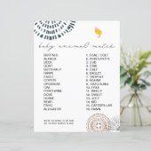 チックピンク弓ベビーシャワー動物マッチゲーム (スタンド正面)