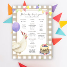 チックファースト誕生日マイルストーン誕生日