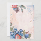 チックベリー スウィートストロベリー ブライダルシャワー 招待状 (裏面)