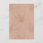 チックボヘミアンワークの花柄ベビーおむつくじ引き エンクロージャーカード (裏面)