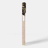 チックラウンドマンダラ名前をカスタムするガーリーブラックベージュ Case-Mate iPhoneケース (裏面 / 右)