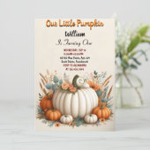 チックルファームの子供たち私たちの小さなカボチャは1を回している 招待状 (スタンド正面)