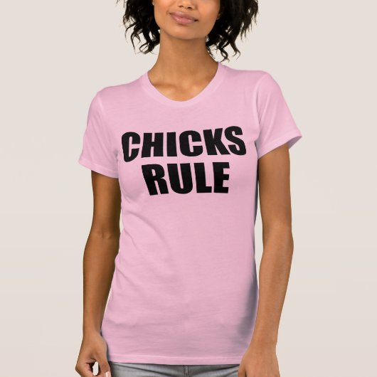 チックルールTシャツタンブラー Tシャツ (正面)