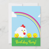 チックンチックス 招待状 (正面)