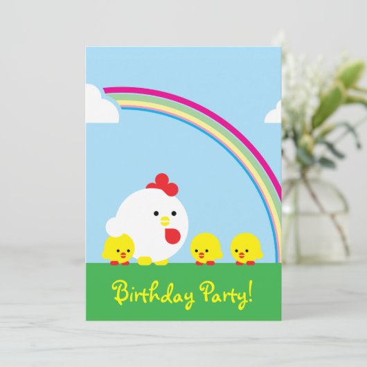 チックンチックス 招待状 (スタンド正面)