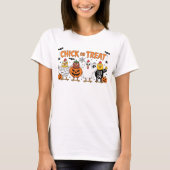 チック・オア・トリート ハロウィン Tシャツ (正面)