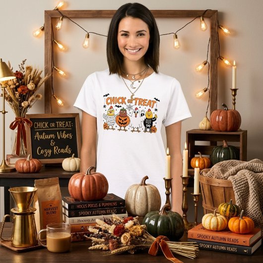 チック・オア・トリート ハロウィン Tシャツ