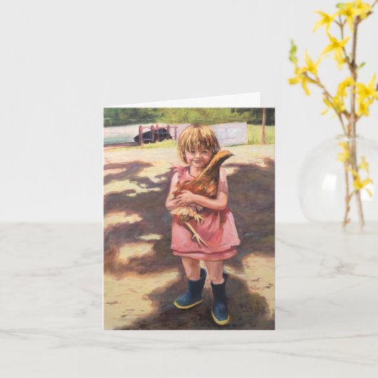 チックnブーツ カード (黄色い花)