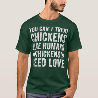チッケンズラブバックヤードチキンおもしろい農家P Tシャツ