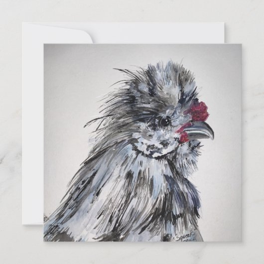 "チッチッ" ノートカード (正面)