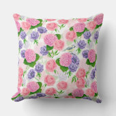 チットバードと花 クッション (正面)