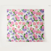 チットバードと花 タペストリー (正面(横))