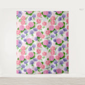 チットバードと花 タペストリー (正面)