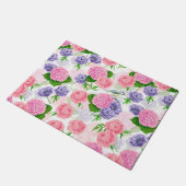 チットバードと花 ドアマット (アングル)