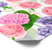 チットバードと花 ポスター (角)