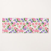 チットバードと花 ヨガマット (正面(横))