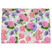 チットバードと花 ラージペーパーバッグ (正面)