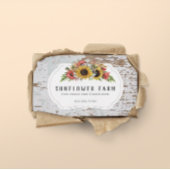 チッピー素朴ウッドカントリーファームハウスフローラ 名刺