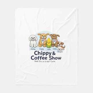 チッピー＆コーヒーショーのブランケット フリースブランケット