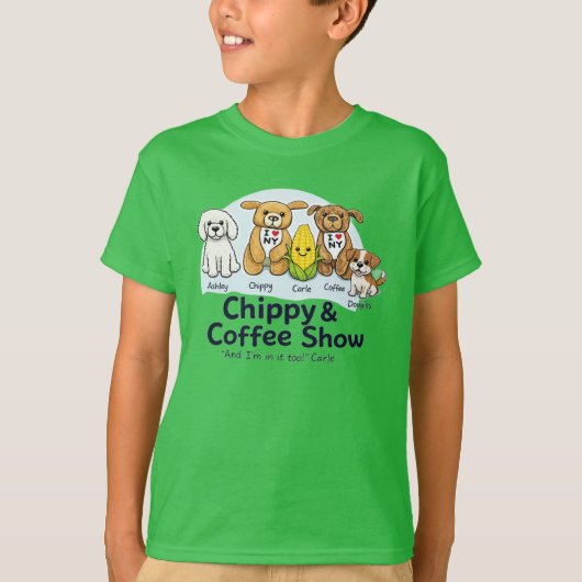 チッピー&コーヒーショーTシャツ Tシャツ (正面)