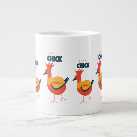 チッファンシーク ジャンボコーヒーマグカップ (正面)