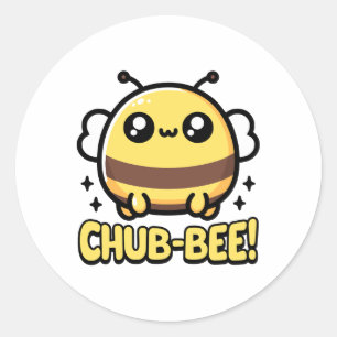 チッブ・ビー!かわいい丸っぽいビーフン ラウンドシール
