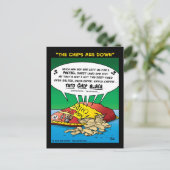 "チップがダウンしている" ポストカード (スタンド正面)