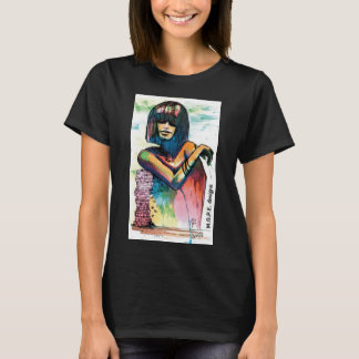 チップが積み上げられた Tシャツ