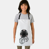 チップとサイコロトランプのポーカー エプロン (インサイチュ)