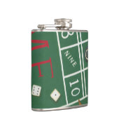 チップとサイコロ付きカジノクラップステーブル フラスク (右)