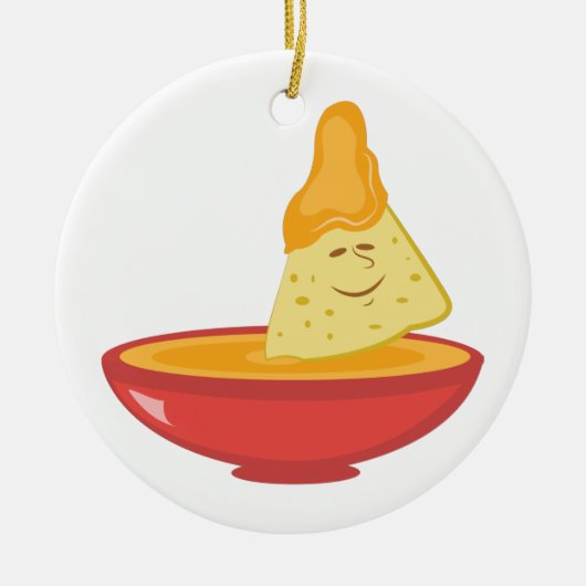 チップとディップ セラミックオーナメント (正面)
