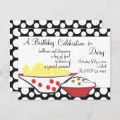 チップとディップ 招待状 (正面/裏面)