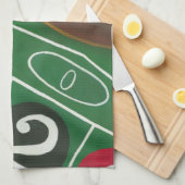 チップとホイール付きルーレットテーブル キッチンタオル (四つ折り)