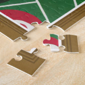 チップとホイール付きルーレットテーブル ジグソーパズル (側面)