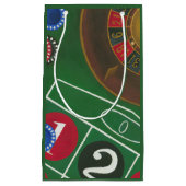 チップとホイール付きルーレットテーブル スモールペーパーバッグ (正面)