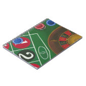 チップとホイール付きルーレットテーブル ノートブック (左側)