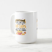 チップと真の友人 コーヒーマグカップ (正面左)