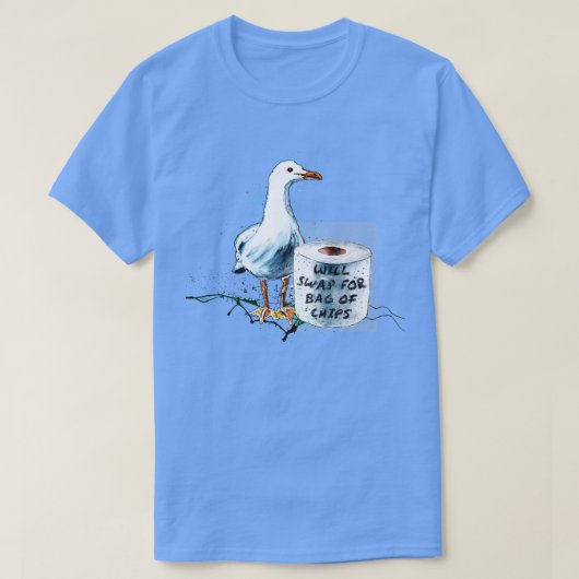 チップのバッグと交換する Tシャツ (デザイン正面)