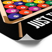 チップのプール遊ホールのビリおもしろいヤード ポスター (角)